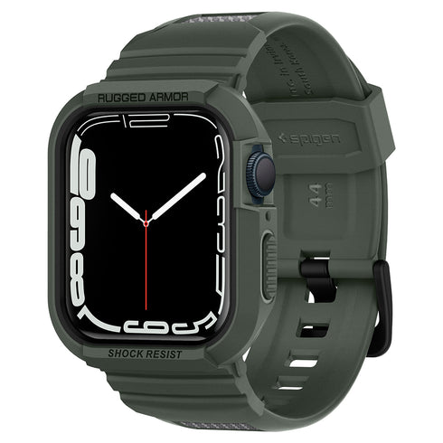 Spigen כיסוי+רצועה ל-Apple Watch Series (45mm / 44mm) – Rugged Armor Pro